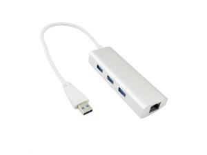 USB3.0 HUB & USB to 10/100/1000Mbps RJ45 Gigabit Ethernet Lan Card Adapter Combo USB3.0 HUB & USB to 10/100/1000Mbps RJ45 Gigabit Ethernet Lan Card Adapter Combo