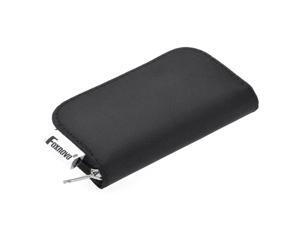 Foxnovo Foxnovo 22-Slots SD SDHC MMC CF Micro SD Memory Card Holder Pouch Case Zippered Storage Bag Protector (Black) Foxnovo Foxnovo 22-Slots SD SDHC MMC CF Micro SD Memory Card Holder Pouch Case Zippered Storage Bag Protector (Black)