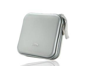 Foxnovo E40 Portable Plastic 40 Disc CD DVD VCD Wallet Storage Bag Case Organizer (Silver) Foxnovo E40 Portable Plastic 40 Disc CD DVD VCD Wallet Storage Bag Case Organizer (Silver)
