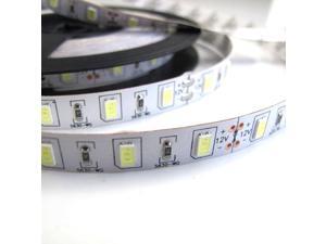 Foxnovo 5M /16.4ft 12V 300 SMD 5630 LEDs White Light Flexible LED Strip Light Lamp Foxnovo 5M /16.4ft 12V 300 SMD 5630 LEDs White Light Flexible LED Strip Light Lamp