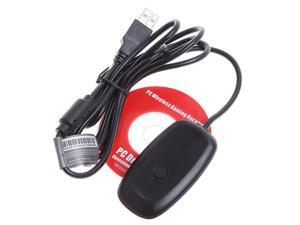 Foxnovo Portable USB PC Wireless Controller Gaming Receiver Adapter for XBOX 360 (Black) Foxnovo Portable USB PC Wireless Controller Gaming Receiver Adapter for XBOX 360 (Black)