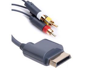 Foxnovo Portable HD AV Cable Audio /Video Cable Line Cord with Package for Microsoft Xbox 360 (Grey) Foxnovo Portable HD AV Cable Audio /Video Cable Line Cord with Package for Microsoft Xbox 360 (Grey)