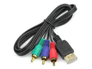 Foxnovo 1m 3ft HDMI to 3-RCA Male Audio Video Component Convert Cable For HDTV 1080P Foxnovo 1m 3ft HDMI to 3-RCA Male Audio Video Component Convert Cable For HDTV 1080P