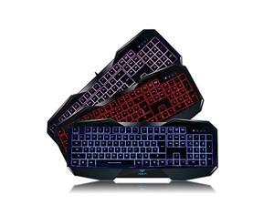 AULA SI-859 Backlit Gaming Keyboard with Adjustable Backlight Purple Red Blue USB Wired Illuminated Computer Keyboard AULA SI-859 Backlit Gaming Keyboard with Adjustable Backlight Purple Red Blue USB Wired Illuminated Computer Keyboard