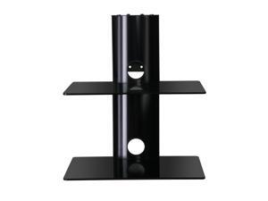 Fitueyes 2 Tiers Av Shelf Wall Mount Shelf Black Bracket Stand for AV Receiver Component Xbox One/ps4/apple Tv Fitueyes 2 Tiers Av Shelf Wall Mount Shelf Black Bracket Stand for AV Receiver Component Xbox One/ps4/apple Tv