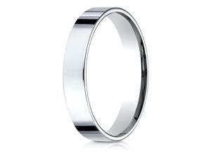 14K White Gold 4mm Flat Comfort-Fit Ring 14K White Gold 4mm Flat Comfort-Fit Ring