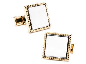 Two Tone Square Cufflinks Two Tone Square Cufflinks