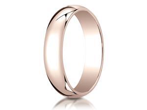 14K Rose Gold 5mm Slightly Domed Traditional Oval Ring 14K Rose Gold 5mm Slightly Domed Traditional Oval Ring