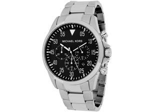 Michael Kors MK8413 Men's Gage Silver Stainless Steel Watch with Chronograph Michael Kors MK8413 Men's Gage Silver Stainless Steel Watch with Chronograph
