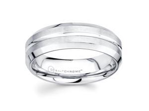 Chrome Cobalt Wedding Band for Men by Boston Bay Diamonds Chrome Cobalt Wedding Band for Men by Boston Bay Diamonds