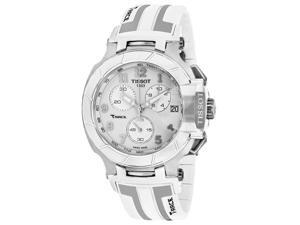 Tissot T-Race T0484171701200 Men's White Silicone Chronograph Watch Tissot T-Race T0484171701200 Men's White Silicone Chronograph Watch