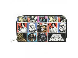 Star Wars Large Zip Around Wallet Star Wars Large Zip Around Wallet