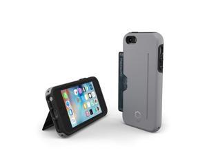 Patchworks® ITG Level Pro with Card Pocket Grey for iPhone SE 5s 5 - Military Grade Protection Case with a Card Pocket, Extra Protection for ITG Tempered Glass Screen Protector Patchworks® ITG Level Pro with Card Pocket Grey for iPhone SE 5s 5 - Military Grade Protection Case with a Card Pocket, Extra Protection for ITG Tempered Glass Screen Protector