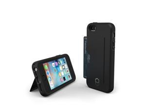 Patchworks® ITG Level Pro with Card Pocket Black for iPhone SE 5s 5 - Military Grade Protection Case with a Card Pocket, Extra Protection for ITG Tempered Glass Screen Protector Patchworks® ITG Level Pro with Card Pocket Black for iPhone SE 5s 5 - Military Grade Protection Case with a Card Pocket, Extra Protection for ITG Tempered Glass Screen Protector