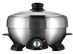 Sunpentown Multi Cooker |SS303| 4L stainless steel hot pot, 2L grill pan Sunpentown Multi Cooker |SS303| 4L stainless steel hot pot, 2L grill pan