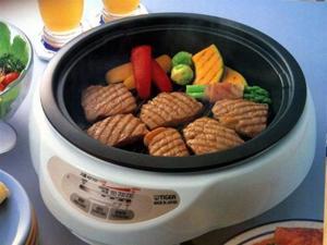 Tiger Chinese Hot Pot |CPKD13U| includes deep pan & BBQ plate Tiger Chinese Hot Pot |CPKD13U| includes deep pan & BBQ plate