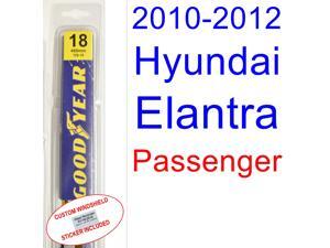 2010-2012 Hyundai Elantra Touring GLS Wiper Blade (Passenger) (2011) 2010-2012 Hyundai Elantra Touring GLS Wiper Blade (Passenger) (2011)