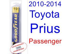 2010-2014 Toyota Prius Wiper Blade (Passenger) (2011,2012,2013) 2010-2014 Toyota Prius Wiper Blade (Passenger) (2011,2012,2013)