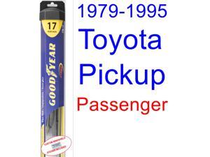 1979-1995 Toyota Pickup Wiper Blade (Passenger) (Goodyear Wiper Blades-Hybrid) (1980,1981,1982,1983,1984,1985,1986,1987,1988,1989,1990,1991,1992,1993,1994) 1979-1995 Toyota Pickup Wiper Blade (Passenger) (Goodyear Wiper Blades-Hybrid) (1980,1981,1982,1983,1984,1985,1986,1987,1988,1989,1990,1991,1992,1993,1994)