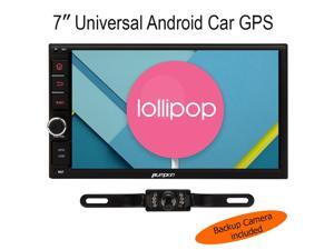 Pumpkin UNIVERSAL QuadCore 7 inch 2-Din Android 5.1 Lollipop Car Stereo Radio HD 1024600 Muti-touch Screen GPS Navigation, 3G WIFI Bluetooth OBD2 Mirror Link with Backup Camera Pumpkin UNIVERSAL QuadCore 7 inch 2-Din Android 5.1 Lollipop Car Stereo Radio HD 1024600 Muti-touch Screen GPS Navigation, 3G WIFI Bluetooth OBD2 Mirror Link with Backup Camera