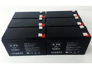 12v 8Ah Unitek Omega 1000, Omega 1000 TR UPS Replacement Battery (6 PACK) SPS BRAND 12v 8Ah Unitek Omega 1000, Omega 1000 TR UPS Replacement Battery (6 PACK) SPS BRAND