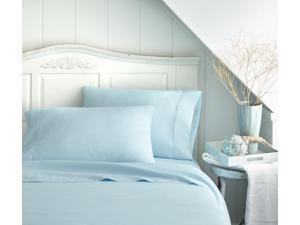 Merit Linens Luxury Double Brushed 4 Piece Bed Sheet Set - Calking Aqua Merit Linens Luxury Double Brushed 4 Piece Bed Sheet Set - Calking Aqua