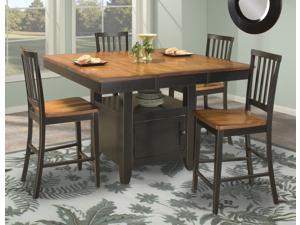 Janes Gallerie Arlington Black & Java 5-piece Island Gathering Set Janes Gallerie Arlington Black & Java 5-piece Island Gathering Set