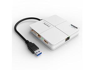 USB 3.0 Dual-Head Graphics and Gigabit Ethernet Adapter for Windows Mac OS X Linux and Android 5.X USB 3.0 Dual-Head Graphics and Gigabit Ethernet Adapter for Windows Mac OS X Linux and Android 5.X
