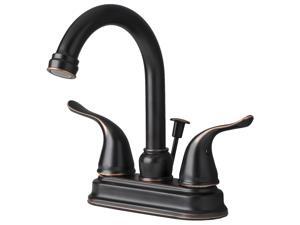 Builders Shoppe 2020TB Two Handle Centerset Lavatory Faucet with Pop-Up Drain, Oil Rubbed Bronze Finish Builders Shoppe 2020TB Two Handle Centerset Lavatory Faucet with Pop-Up Drain, Oil Rubbed Bronze Finish