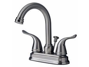 Builders Shoppe 2020BN Two Handle Centerset Lavatory Faucet with Pop-Up Drain, Brushed Nickel Finish Builders Shoppe 2020BN Two Handle Centerset Lavatory Faucet with Pop-Up Drain, Brushed Nickel Finish