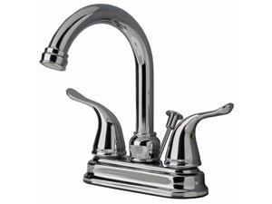 Builders Shoppe 2020CP Two Handle Centerset Lavatory Faucet with Pop-Up Drain, Chrome Finish Builders Shoppe 2020CP Two Handle Centerset Lavatory Faucet with Pop-Up Drain, Chrome Finish