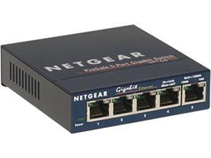 Netgear 5 Port GS105 Copper Gigabit Switch GS105NA Netgear 5 Port GS105 Copper Gigabit Switch GS105NA