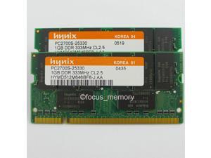 2GB 2X1GB DDR PC2700 333MHz 200pin Sodimm Laptop Memory Low Density 2GB 2X1GB DDR PC2700 333MHz 200pin Sodimm Laptop Memory Low Density
