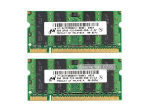 Micron 4GB 2X 2GB PC2-6400 DDR2 800Mhz 200pin DDR2 SODIMM Laptop Memory RAM Micron 4GB 2X 2GB PC2-6400 DDR2 800Mhz 200pin DDR2 SODIMM Laptop Memory RAM