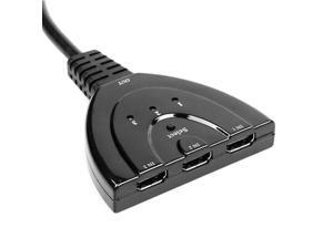 TinkSky 3-Port HDMI Splitter Switcher Hub Box with 55cm HDMI Cable (Black) TinkSky 3-Port HDMI Splitter Switcher Hub Box with 55cm HDMI Cable (Black)