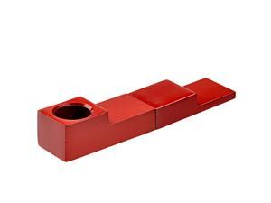 TinkSky Mini Type Foldable Metal Magnet Cigarette Tobacco Smoking Pipe (Red) TinkSky Mini Type Foldable Metal Magnet Cigarette Tobacco Smoking Pipe (Red)