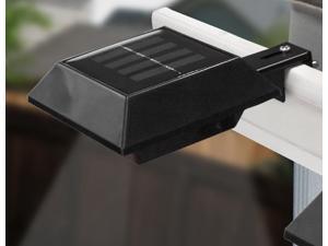 Touch Of ECO 2-Pack Solar Gutter Light Square Black Touch Of ECO 2-Pack Solar Gutter Light Square Black