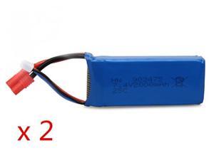 Blueskysea 2Pcs 2000mAh Round Connector Battery For Syma X8c X8w Drone Blueskysea 2Pcs 2000mAh Round Connector Battery For Syma X8c X8w Drone