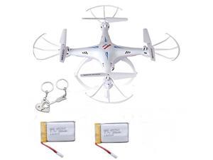 Syma X5SW 4CH 2.4G 6-Axis Gyro Headless Support Mobile Phone Apple IOS Android Wi-Fi Wifi Control FPV HD 0.3MP Camera 360-degree 3D Rolling Mode 2 RTF RC Quadcopter With Ext ra 2 Batteries ( White ) Syma X5SW 4CH 2.4G 6-Axis Gyro Headless Support Mobile Phone Apple IOS Android Wi-Fi Wifi Control FPV HD 0.3MP Camera 360-degree 3D Rolling Mode 2 RTF RC Quadcopter With Ext ra 2 Batteries ( White )