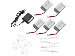5 PCs 720mAh Batteries + 1 PCs 5in1 Charger+Blade+Protector For Syma X5C X5S-1 X5SW X5C-1 5 PCs 720mAh Batteries + 1 PCs 5in1 Charger+Blade+Protector For Syma X5C X5S-1 X5SW X5C-1