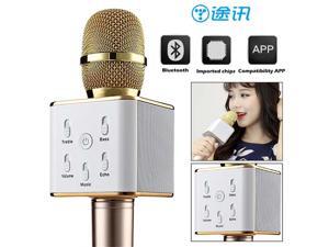 Blueskysea TUXUN Q7 Wireless Handheld Microphone Portable Karaoke Player Handheld Microphone Come Amplifier Speaker For Smart Phones Blueskysea TUXUN Q7 Wireless Handheld Microphone Portable Karaoke Player Handheld Microphone Come Amplifier Speaker For Smart Phones