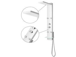 Thermostatic Valve Shower Panel System (Painting White) - Aluminum Alloy (JX-9758) Thermostatic Valve Shower Panel System (Painting White) - Aluminum Alloy (JX-9758)