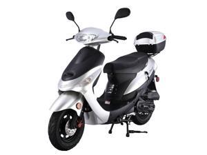 TaoTao ATM50-A1 Gas Street Legal Scooter - Silver TaoTao ATM50-A1 Gas Street Legal Scooter - Silver