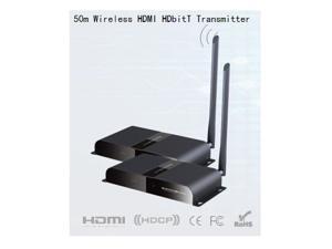 Wireless HDMI HDbitT Transmitter & Reciver Kit, Full HD 1080p transmit up to 50m/164ft ( IR remote extender for controlling source device, plug and play no software or WiFi required) Wireless HDMI HDbitT Transmitter & Reciver Kit, Full HD 1080p transmit up to 50m/164ft ( IR remote extender for controlling source device, plug and play no software or WiFi required)