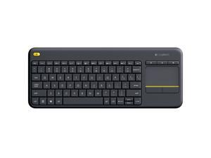 2.4GHz Integrated Wirelless Touch Keyboard K400 Plus HTPC keyboard for PC connected TVs 2.4GHz Integrated Wirelless Touch Keyboard K400 Plus HTPC keyboard for PC connected TVs