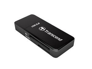Transcend TS-RDP5K USB 2.0 Card Reader Support SDHC(UHS-I)/SDXC(UHS-I)/Micro SD/Micro SDHC(UHS-I)/SDXC(UHS-I)-White/Black Transcend TS-RDP5K USB 2.0 Card Reader Support SDHC(UHS-I)/SDXC(UHS-I)/Micro SD/Micro SDHC(UHS-I)/SDXC(UHS-I)-White/Black