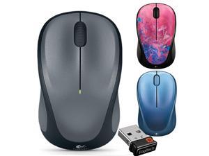 Logitech M235 2nd Gen 2.4GHz 1000DPI USB RF Wireless Unifying Receiver High-Definition Tracking Both Hands Mouse-Grey/Pink/Blue Logitech M235 2nd Gen 2.4GHz 1000DPI USB RF Wireless Unifying Receiver High-Definition Tracking Both Hands Mouse-Grey/Pink/Blue