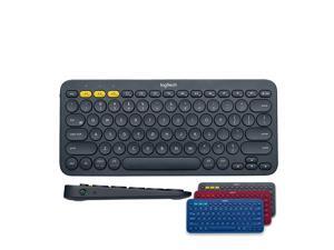 Logitech K380 Multi-Device Bluetooth Keyboard for Windows, Mac, Chrome OS, Android, iOS, Apple TV-Black/Blue/Red Logitech K380 Multi-Device Bluetooth Keyboard for Windows, Mac, Chrome OS, Android, iOS, Apple TV-Black/Blue/Red
