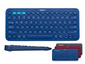 Logitech K380 Multi-Device Bluetooth Keyboard for Windows, Mac, Chrome OS, Android, iOS, Apple TV-Black/Blue/Red Logitech K380 Multi-Device Bluetooth Keyboard for Windows, Mac, Chrome OS, Android, iOS, Apple TV-Black/Blue/Red