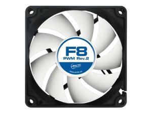 ARCTIC F8 PWM REV.2 Fluid Dynamic Bearing Case Fan 4 Pin, 80mm PWM Speed Control 850-2000RPM 31CFM ARCTIC F8 PWM REV.2 Fluid Dynamic Bearing Case Fan 4 Pin, 80mm PWM Speed Control 850-2000RPM 31CFM